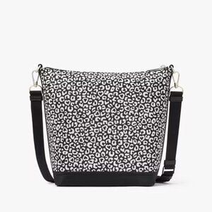 NWT Kate Spade Chelsea Leopard Duffle Crossbody